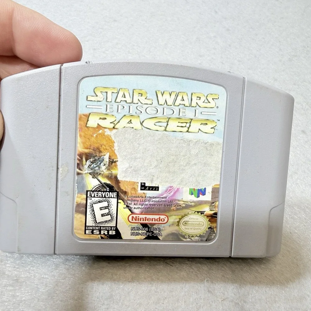 Nintendo N64 Star Wars Episode‎ 1 Racer Video Game Cartridge | Tested & Working